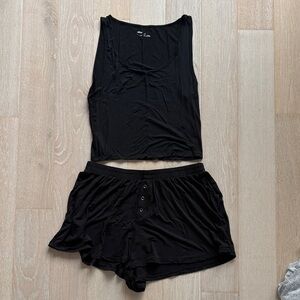 Aerie Black Pajama Set